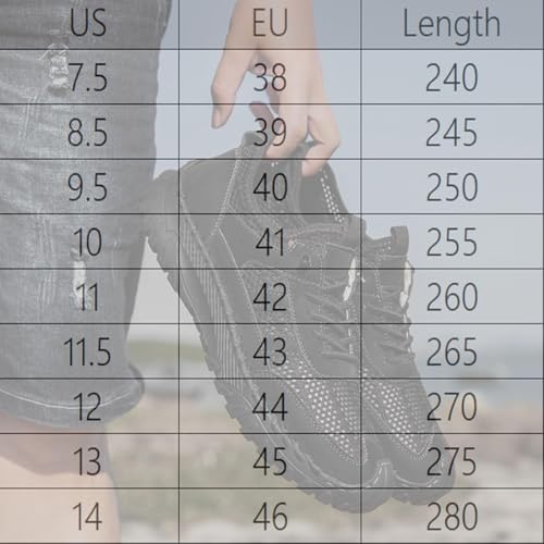 Zenfaze Orthopedic Shoes for Men, Men's Slip-On Orthopedic Leather Hiking Shoes Breathable Mesh Elastic Laces2