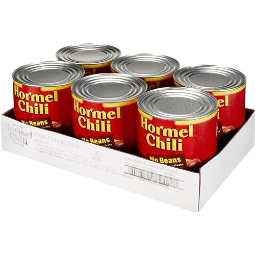 Image of Hormel Chili No Beans, 108 Ounce (Pack of 6)