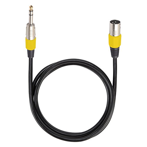 Image of MX Mic Cable 6.35mm Jack Male To XLR 3PIN Female Cord Wire For Microphone Guitar Cable Speakers and Other Devices Electric Instrument xlr cable 1.5 meter