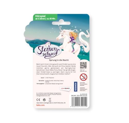 Kekz Audiochip für Kekzhörer, Sternenschweif - Kekz 1: Sprung in die Nacht, Hörspiel für Kinder ab 6 Jahren, Spielzeit ca. 65 min