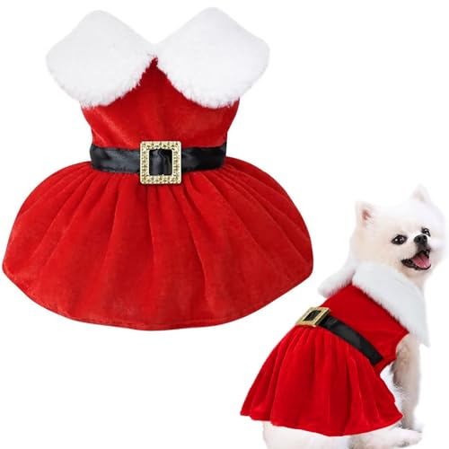 Disfraz Santa Claus para perros talla M rojo