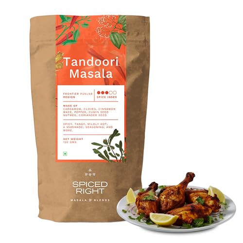Image of Tandoori Masala - 200g | Rich, Smoky Powder Masala | Perfect for Marinating | No Artificial Colour | Vibrant Red | Restaurant Style Masala with Garlic For Tikka, Tandoori Chicken, Paneer & BBQ Grill