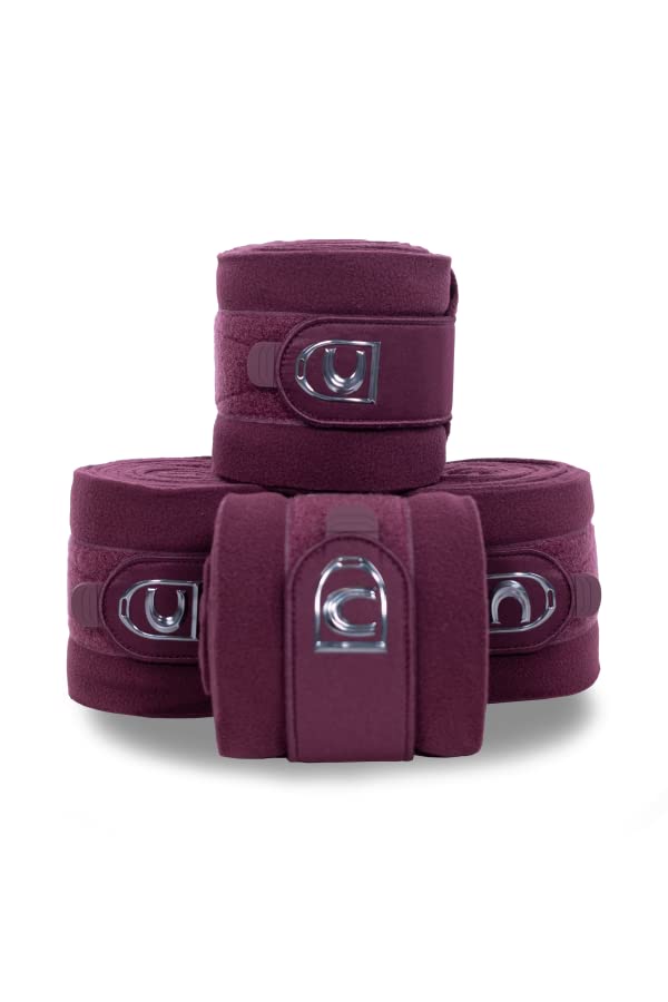 Bandages Cavallo HIVA au quotidien : l'élégance Dark Raspberry pour sublimer vos entraînements