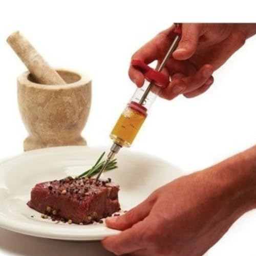 Seringa Culinária Injetora De Temperos Carnes Frango Costela Higiênica