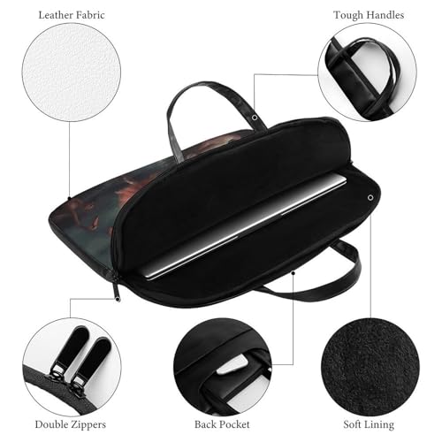 Maletín para portátil impermeable de 17 pulgadas miniatura 4