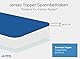 etérea Jersey Topper Spannbettlaken 90x200-100x200 cm Weiss für 5-10 cm Steghöhe 100% Baumwolle - Oekotex Spannbetttuch Matratzen Bett Bezug - Bettlaken 90x200cm - 100x200cm White