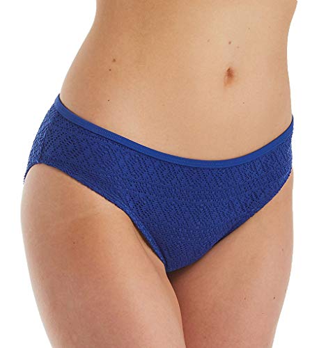 Panache Anya Crochet Classic Bikini Bottom, L, French Blue