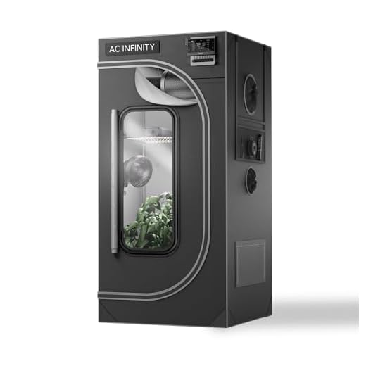 AC Infinity CLOUDLAB 632, Advance Grow Zelt 90 × 60 × 180 cm, 25 mm Stahlstangen, 2000D Mylar, laborgetestet höchste Reflexion, größtes Sichtfenster, Montageplatte für Controller, Indoor Growing