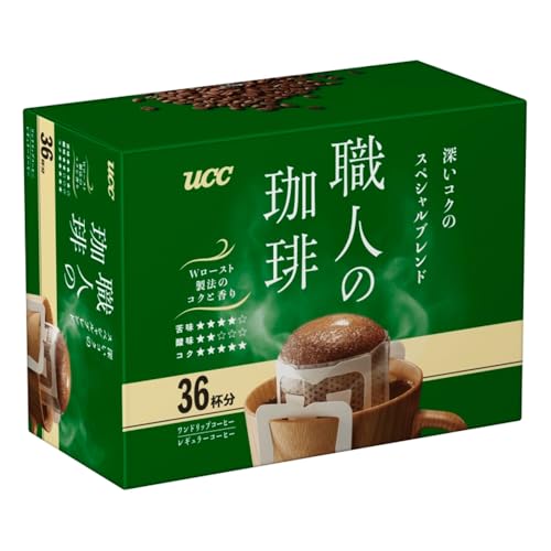 UCC 職人の珈琲ワンドリップ深いコクのスペシャルブレンド 36パック×3個
