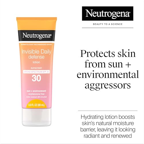 Image of Neutrogena Invisible Daily Defense Sunscreen Lotion SPF 30, 3.0 fl oz