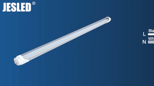 JESLED 8FT LED Bulbs, Single Pin Fa8 Base, 50W (130W Equiv