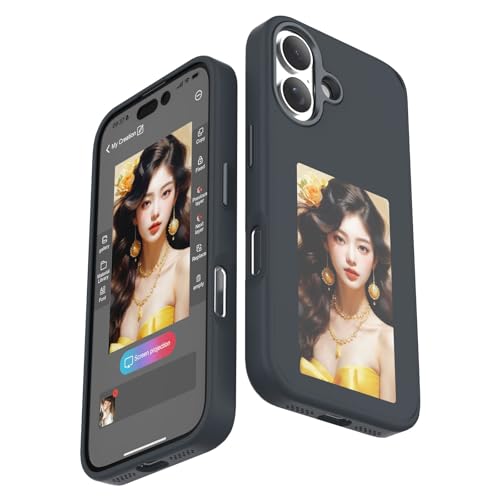 RGDDCV dbیP[X For iphone 16 X}[gCNXN[dbP[X NFCfBXvCdbP[X C[WOfBXvCʐ^ DIYJX^}CY\ȉ摜 p iphone16 Pro Max Plus,Black,i