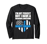 No soy perfecto, pero tengo un oficial de policía del sheriff debuty Manga Larga