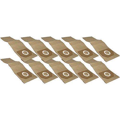 10 Industrie- Baustellen- Gewerbe- Heavy Papier Staubsaugerbeutel passend für ROWENTA RU 364, 6.904-263.0