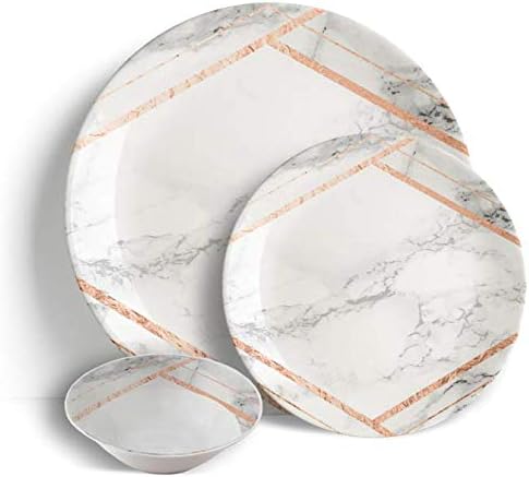 Sabella Home - 18 Piece Dinner Set - Roma Marble
