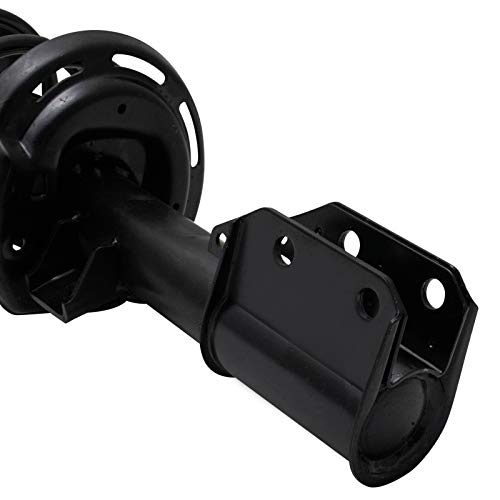 Image of TRQ Front Driver and Passenger Side Strut and Spring Assembly Set Loaded Compatible with 08-15 Mercedes-Benz C300 C350 All Wheel Drive