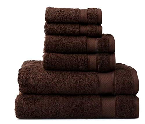 Wamsutta 6-Piece Hygro Duet Bath Towel Set (Java)