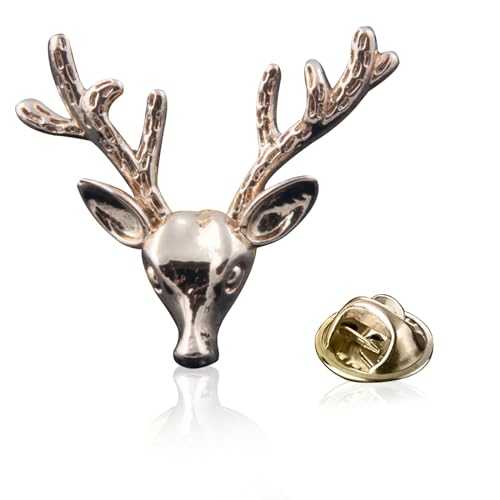 Image of Lapel Pin for Men, Tie Pins for Men, Mens Tie Tacks, Mens Suit Lapel Pins for Wedding, Gold Lapel Pins for Suits Hats Scarfs, Silver Hat Pins for Women, Brooch for Women, Tie Shirt Jewelry Accessories