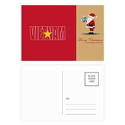 Cartes postales pays du Père Noël avec drapeau pour animer vos ateliers de voeux en famille