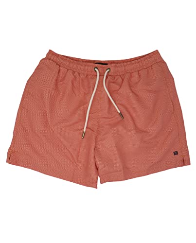 Pertegaz - Bañador Bermuda de Hombre con Estampado de Puntos, Talla L, Color Coral