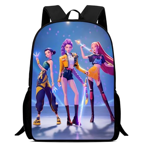 YiLianDa Mochila KPop Huntrix – Mochila Escolar Impermeable con Estampado de...