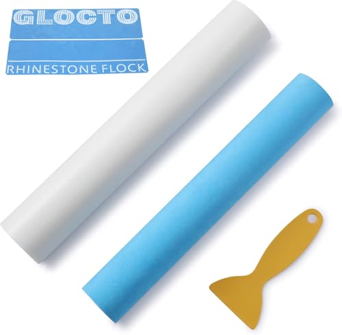 GLOCTO Magic Flock 12' x1Yard and Hotfix Tape 2yards for Rhinestone...