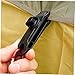 POPETPOP 4pcs Heavy Duty Tent Clips for Camping Tarp Fasteners Windproof Rope Buckles Multi-use Tent Tarp Fixers