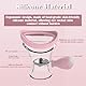Augendusche manuell, Tragbares Augenreinigungs-Set mit weichem Silikonbecher, Luftdrucksystem zur schnellen Augenspülung bei müden Augen, Allergien oder Fremdkörpern, ideal für Zuhause & Büro