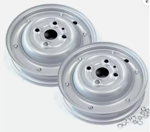  2 CERCHIO CERCHI CHIUSO 4 FORI PER MODIFICA PIAGGIO VESPA 50 DA 2.75.9 3.00.10