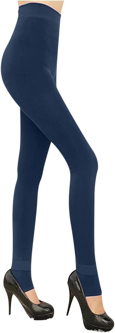 Kobilee Pantaloni termici da donna, invernali, imbottiti, taglie grandi,  caldi, a vita alta, termici, leggings invernali, blu navy, Taglia Unica :  Amazon.it: Abbigliamento