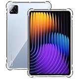 For Xiaomi Pad 7/7 Pro/Poco Pad X1 ケース クリア TPU素材 耐衝撃 衝撃吸収 全面保護 薄型 軽量 Greerass ソフトカバー 滑り止め 黄ばみ防止 指紋防止 透明 耐久 インストール簡単