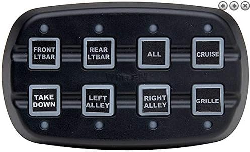 Whelen 8 Position Key Pad with Remote Relay Module- PCC8R