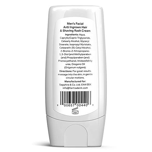 FOREVER GONE MENS FACIAL Für immer verschwunden MENS FACIAL Cream ANTI eingewachsene Haare & RASIERSCHAUM - Image 4