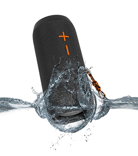 Avenzo - Altavoz Bluetooth Waterproof Negro - Modelo AV-SP3005B - Altavoz Tubular Portátil de 16W...