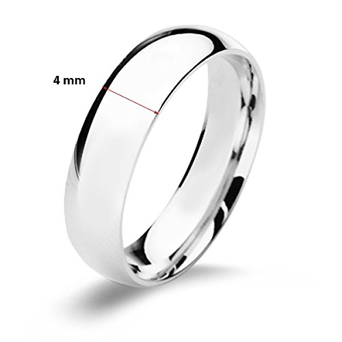 Image of Ananth Jewels Everyday Wear Classical Plain Silver Band Ring for Men Women