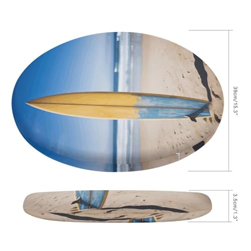 Cojín redondo para asiento premium estilo surf de 15.3" para hogar 3