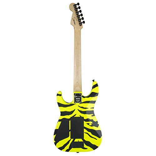 Charvel Satchel Signature Pro-Mod DK Electric Guitar (Yellow Bengal)