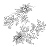 Photo Gallery aokwawaliy set di decorazioni per lalbero di natale 6 pezzi fiori artificiali glitterati rami di pino palline per lalbero di natale Photo Gallery aokwawaliy set di decorazioni per lalbero di natale 6 pezzi fiori artificiali glitterati rami di pino palline per lalbero di natale