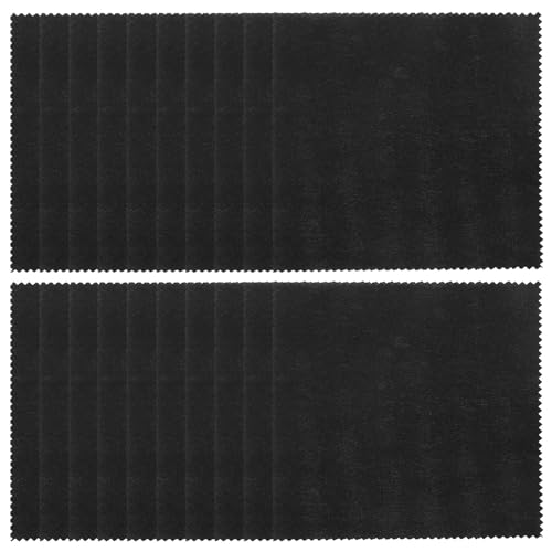 Paños de microfibra para gafas con diseño compacto que elimina suciedad, 50 piezas