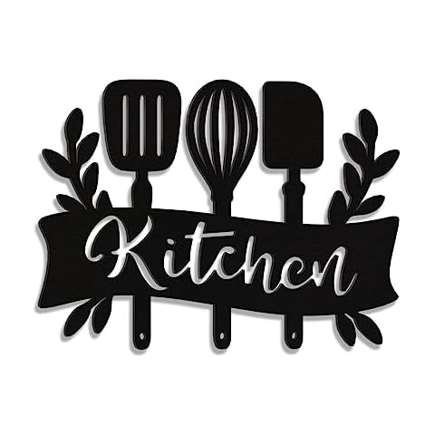 Zzbakress Kitchen Wood Sign,Rustic Farmhouse Kitchen Decor (style2) Cover