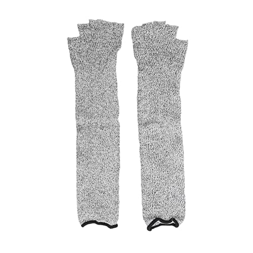 TOPINCN Arm Guard Half Finger Sleeves Heep Prot for Carpentry Trim Engraving Gardening Kitchen Level 5, Garden Twine