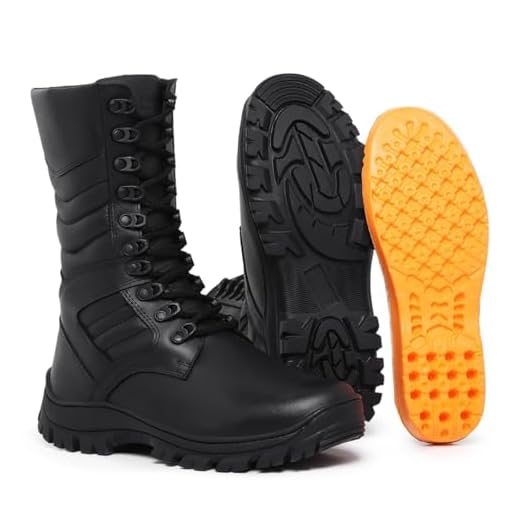 Coturno Masculino Militar Sentinel Cano Alto em Couro Legítimo Blaqueado Zíper Lateral (Preto, BR, Adulto, Numérico, 41)