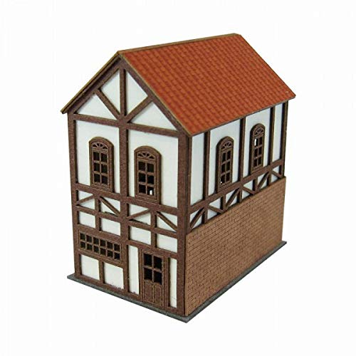 Restaurant miniature 1/220 décor paper craft pour bureau - 2