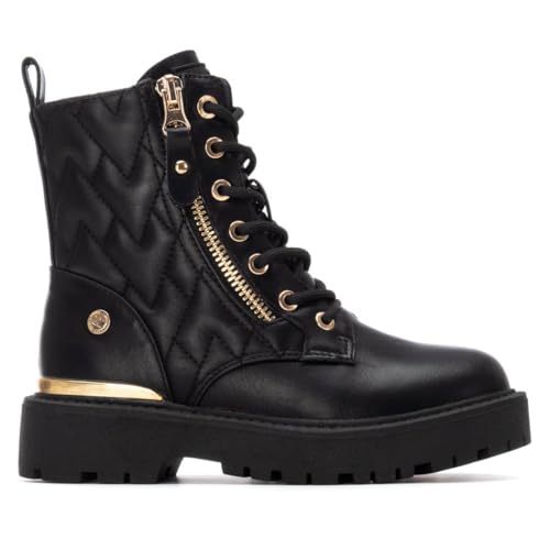 XTI   Botín Niña Negro   Calzado Cómodo y Versátil   Moda casual   Modelo 15134401 (Talla 31)