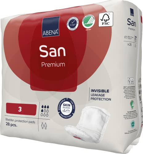 ABENA San Premium Mens & Womens Incontinence Pads, Breathable & Comfortable, Fast Absorption, Discreet & Effective Shaped - Image 3