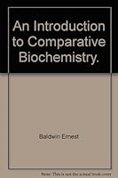 An Introduction to Comparative Biochemistry. 0521040957 Book Cover