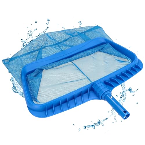 Duraol épuisette de Fond avec Structure renforcée I Filet de Fond pour Perche télescopique I Adaptée Piscine/pataugeoire & Jacuzzi I Mailles Fines &...
