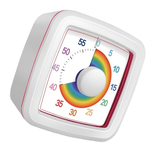 Temporizador Visual Herramienta de autodisciplina para niños Cuenta Regresiva de 60 Minutos Función de Simple para configurar fácilmente Visual para Aprender Herramienta de y