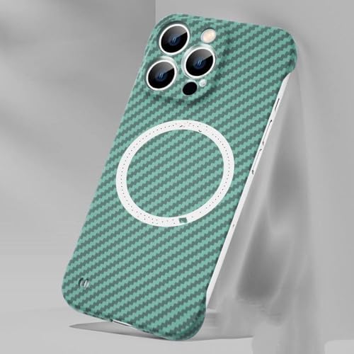 Coque iPhone 15 Pro élégante et ultra fine en vert premium