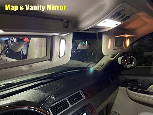 Kit Interior LED Blanco 14 Piezas para Chevrolet Tahoe Yukon miniatura 3